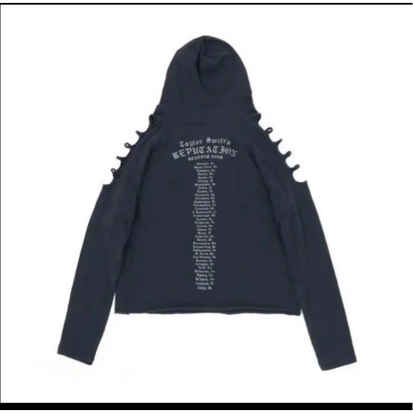 Official Women's Taylor Swift Hoodie Snake Reputation Stadium Tour SIZE XL - Picture 2 of 8